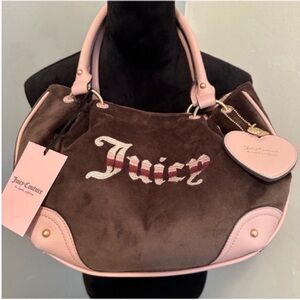 NWT Juicy Retro Vibe Satchel, Chocolate Brown